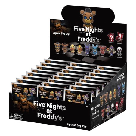 Five Nights at Freddy's 3D porte-clés en PVC série 1 présentoir (24)