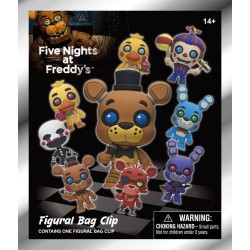 Five Nights at Freddy's 3D porte-clés en PVC série 1 présentoir (24)