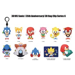 Sonic the Hedgehog 3D porte-clés en PVC série 6 présentoir (24)