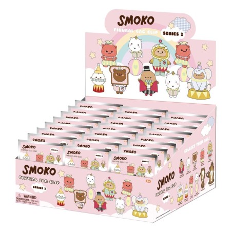 Smoko 3D porte-clés en PVC série 2 présentoir (24)