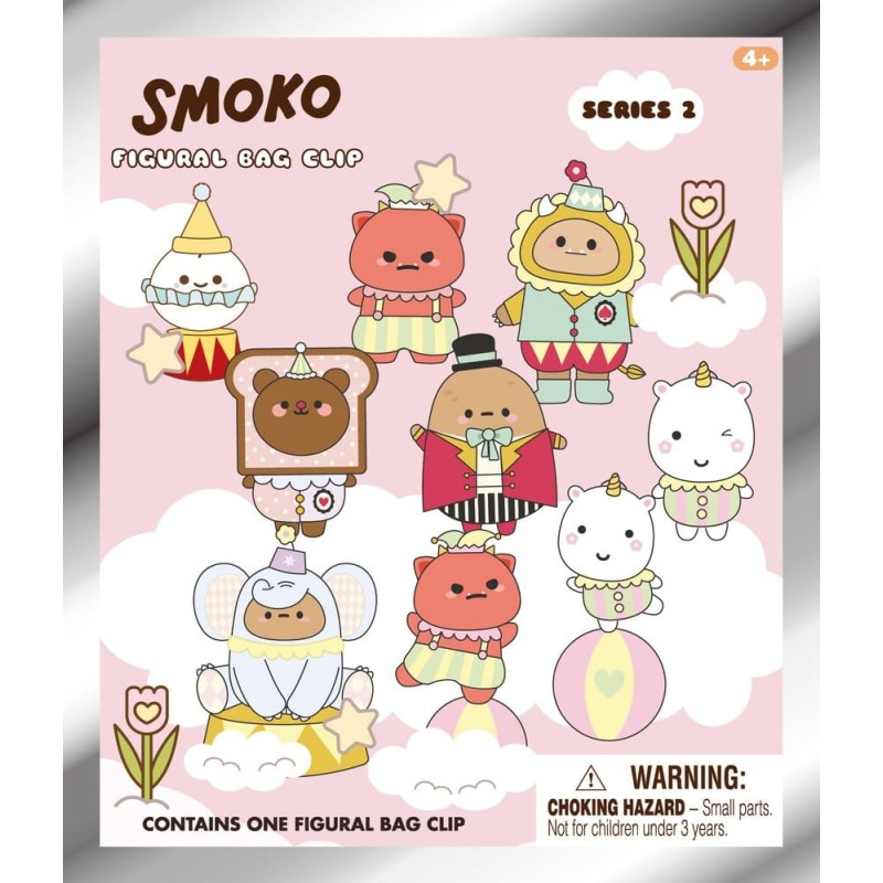 Smoko 3D porte-clés en PVC série 2 présentoir (24)