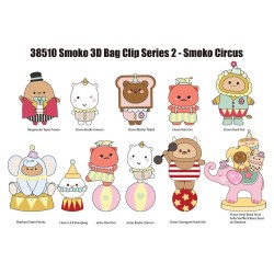 Smoko 3D porte-clés en PVC série 2 présentoir (24)