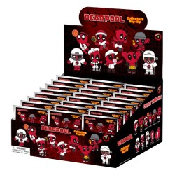 Deadpool 3D porte-clés en PVC série 7 présentoir (24)