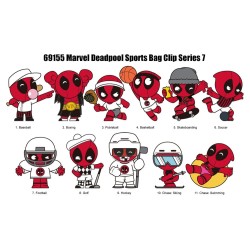 Deadpool 3D PVC Bag Clips Series 7 Display (24)