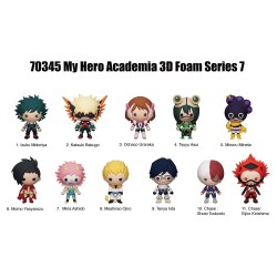 My Hero Academia 3D porte-clés en PVC série 7 présentoir (24)