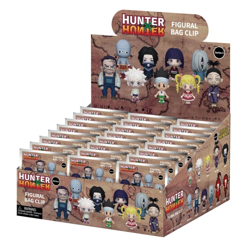 Hunter x Hunter 3D porte-clés en PVC série 3 présentoir (24)