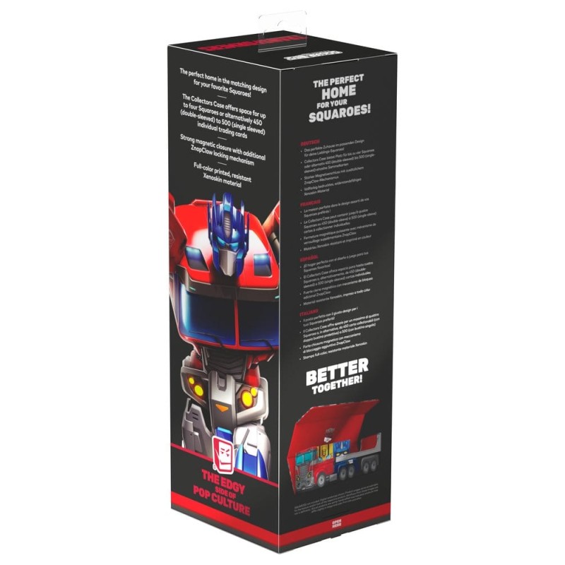 Squaroes Collectors Case 400 Squaroe Transformers - Optimus Prime Truck