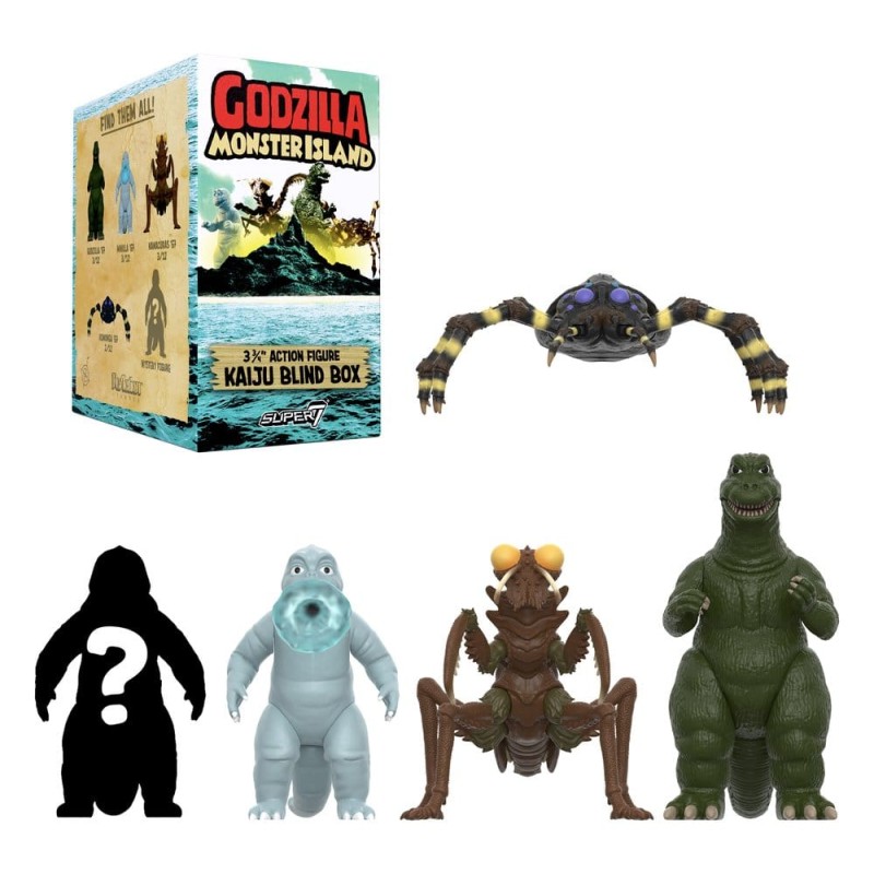 Godzilla Toho (Monster Island) Action Figure Wave 13 Blind Box Display (12)