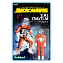 Micronauts ReAction+ figurine Wave 04 Time Traveler (Translucent Orange)