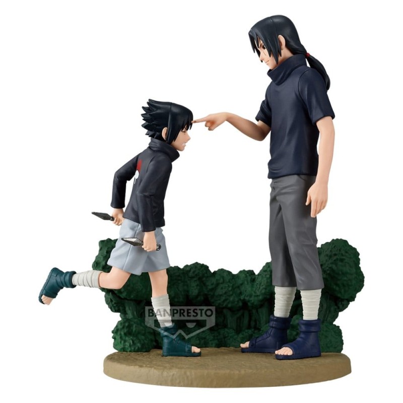 Naruto Shippuden Memorable Saga figurine PVC Sasuke Uchiha & Itachi Uchiha 14 cm