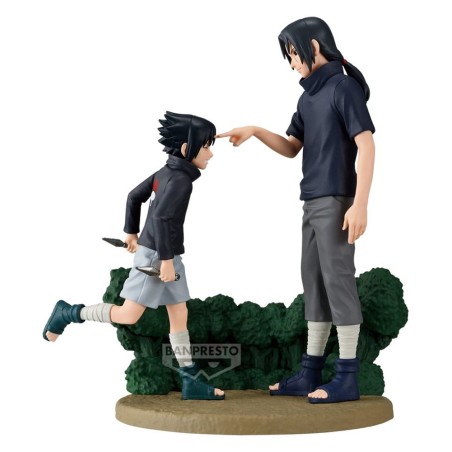 Naruto Shippuden Memorable Saga figurine PVC Sasuke Uchiha & Itachi Uchiha 14 cm