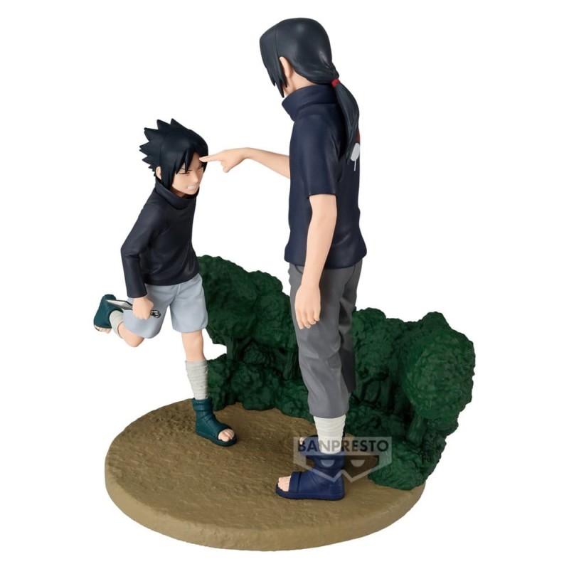 Naruto Shippuden Memorable Saga figurine PVC Sasuke Uchiha & Itachi Uchiha 14 cm
