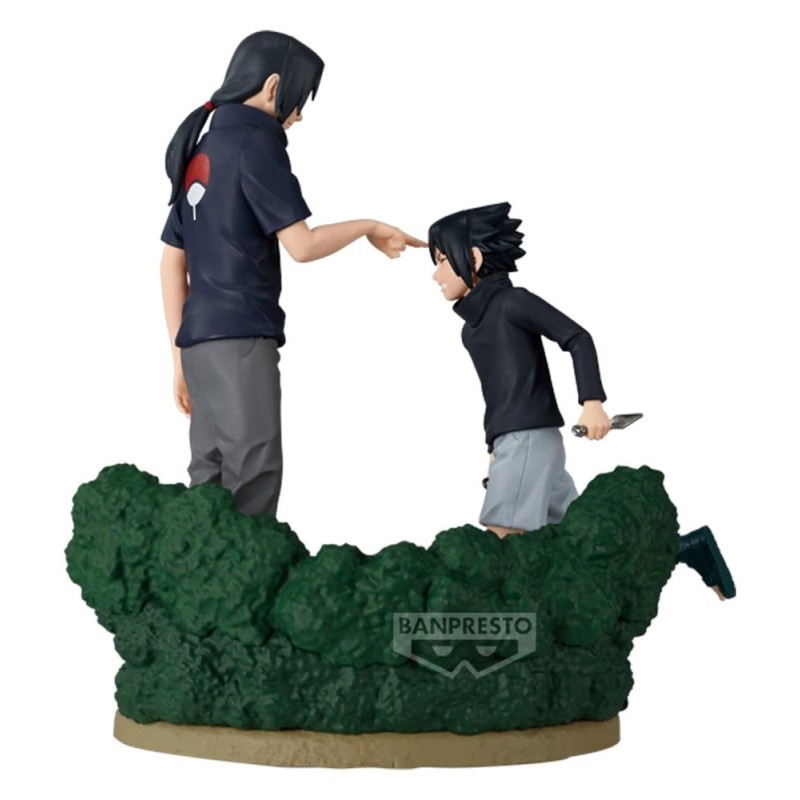 Naruto Shippuden Memorable Saga figurine PVC Sasuke Uchiha & Itachi Uchiha 14 cm