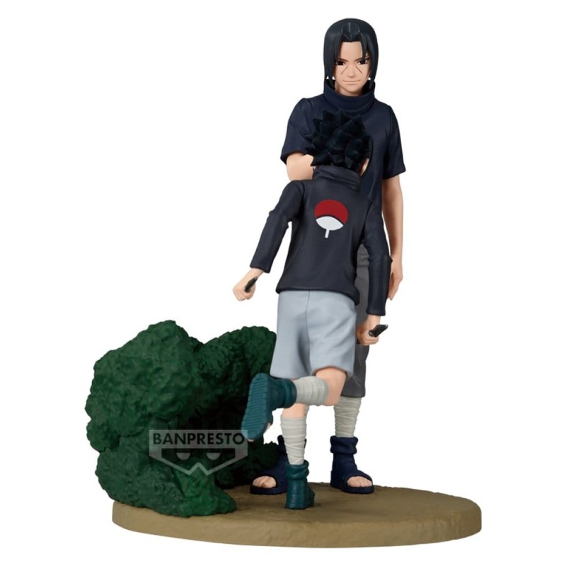 Naruto Shippuden Memorable Saga figurine PVC Sasuke Uchiha & Itachi Uchiha 14 cm