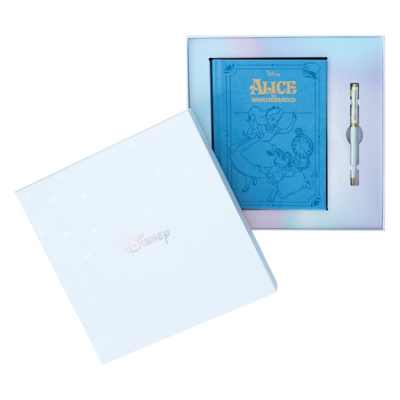 Alice au Pays des Merveilles set premium carnet et stylo A5