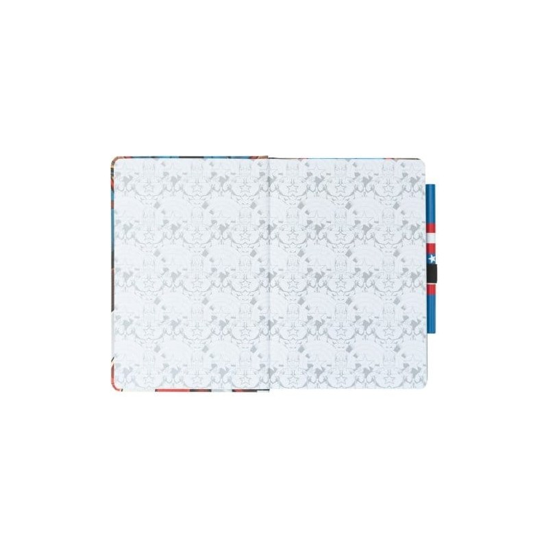 Marvel Captain America carnet premium avec stylo Uniform A5