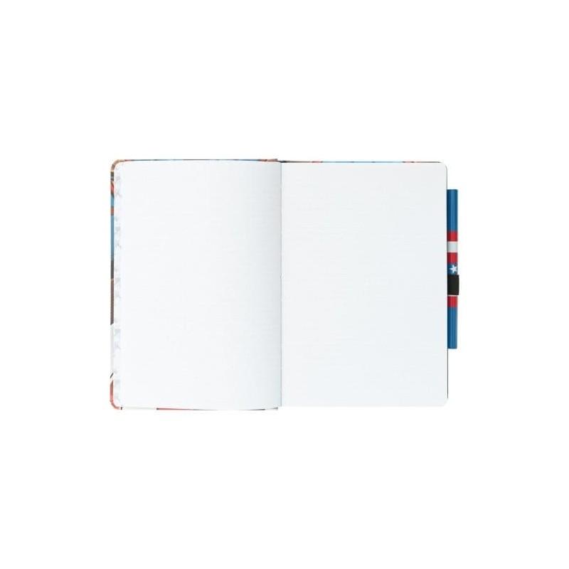 Marvel Captain America carnet premium avec stylo Uniform A5