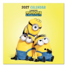 Minions Calendrier mural 2027 30 x 30 cm