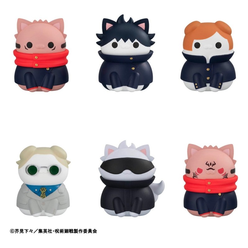 Jujutsu Kaisen Blind Box assortiment figurines mini Mega Cat Project Jujutsu Cats Shibuya Incident Ver. 3 cm (8) (Repeat)