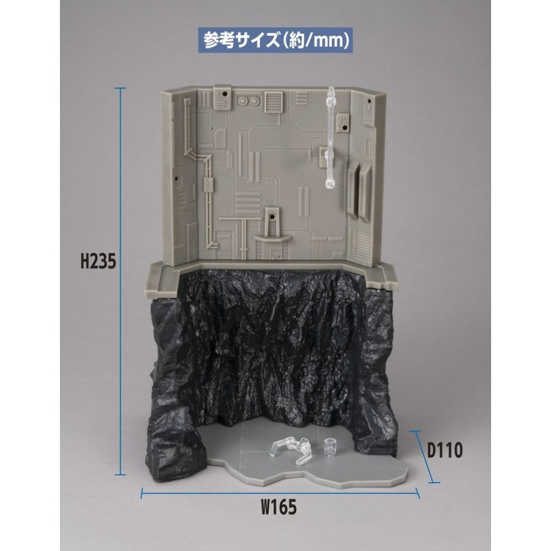 Mobile Suit Gundam Realistic Model Series Diorama G Structure GS03M Last Shooting (material color edition)