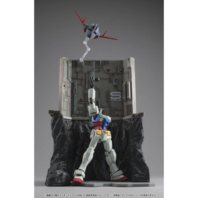 Mobile Suit Gundam Realistic Model Series Diorama G Structure GS03M Last Shooting (material color edition)