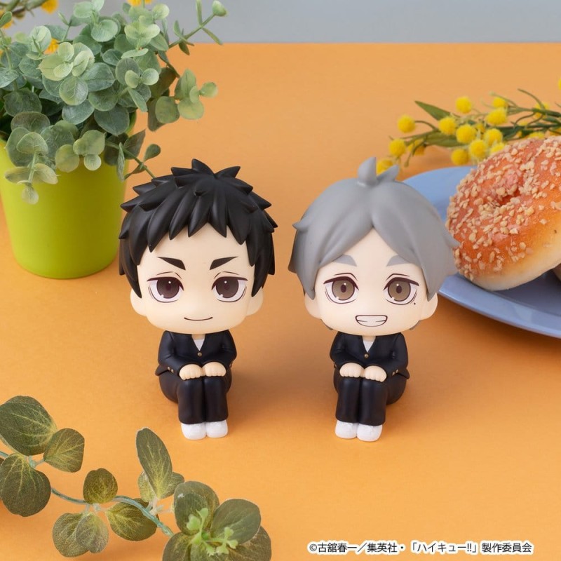 Haikyu!! pack 2 figurines PVC Look Up Daichi Sawamura & Koushi Sugawara 11 cm (with gift)