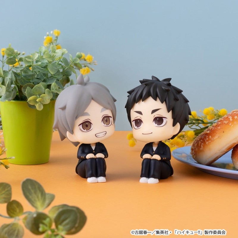 Haikyu!! pack 2 figurines PVC Look Up Daichi Sawamura & Koushi Sugawara 11 cm (with gift)