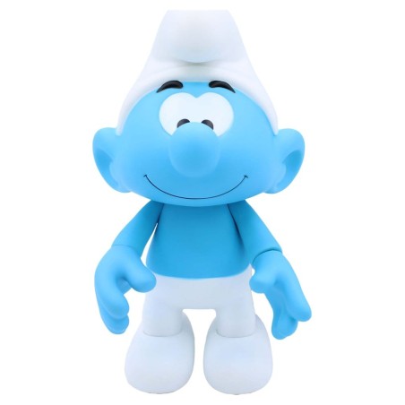 Les Schtroumpfs Figurine en Vinyle Schtroumpf Blanc et Bleu 19 cm