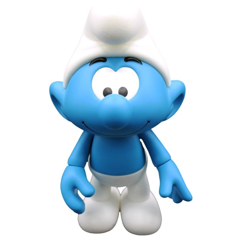 The Smurfs Vinyl Figure Smurf White and Blue - Flocked 19 cm