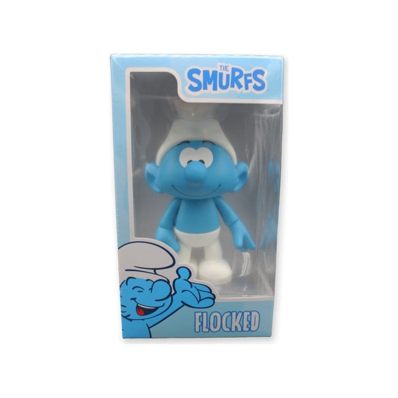 The Smurfs Vinyl Figure Smurf White and Blue - Flocked 19 cm