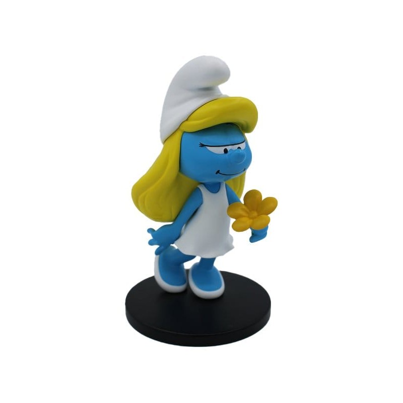 Les Schtroumpfs Statue Schtroumpfette avec Fleur 12 cm