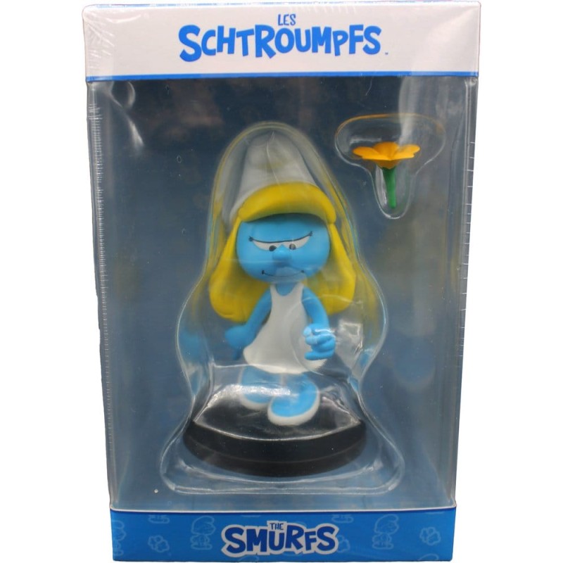 The Smurfs Statue Smurfette with Flower 12 cm