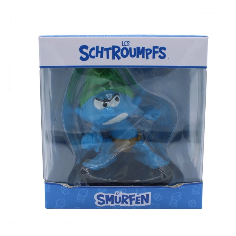 Les Schtroumpfs Statue Schtroumpf Sauvage 10 cm