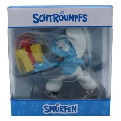 The Smurfs Statue Jokey Smurf with Gift 10 cm