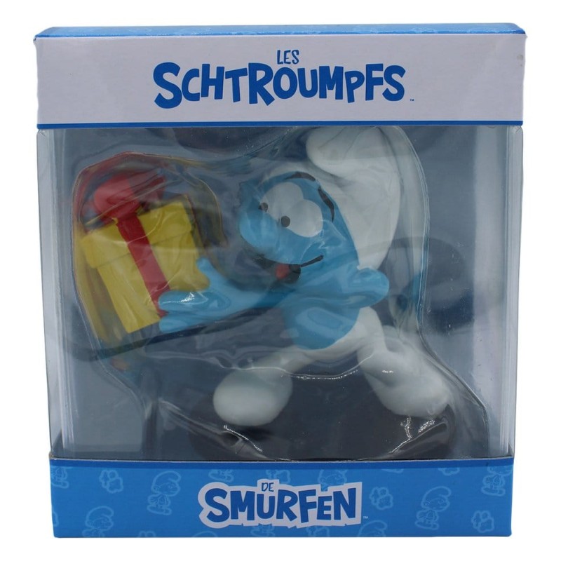 Les Schtroumpfs Statue Schtroumpf Farceur avec Cadeau 10 cm