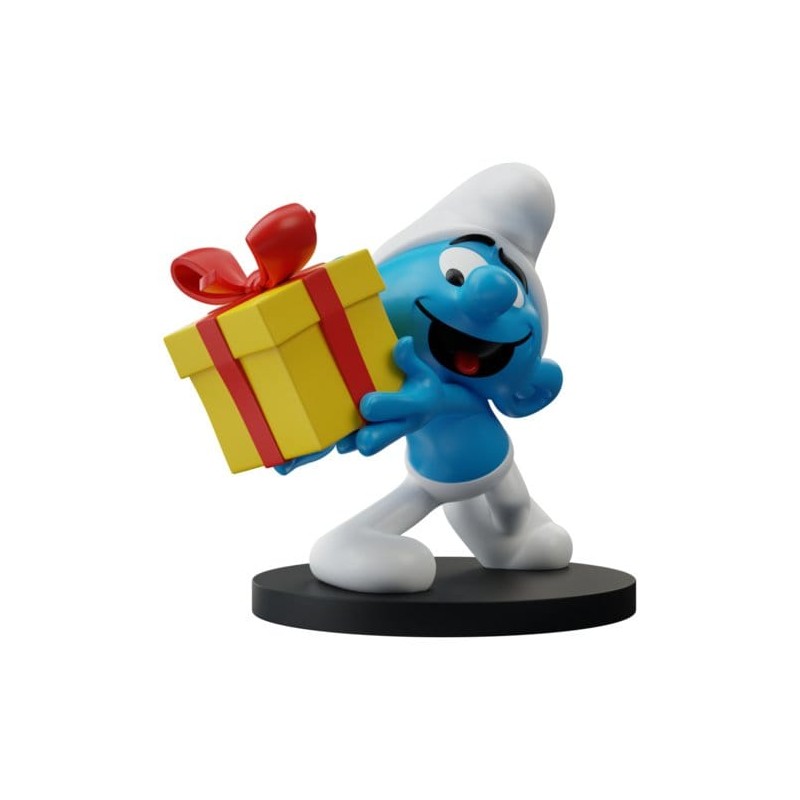 Les Schtroumpfs Statue Schtroumpf Farceur avec Cadeau 10 cm