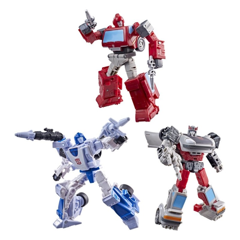 Transformers Age of the Primes pack 3 figurines Autobot Mirage & Bluestreak & Ironhide
