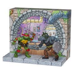 Les Tortues Ninja: Remastered figurines Raphael vs. Rocksteady