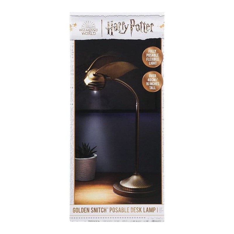 Harry Potter Desk Lamp Golden Snitch Posable