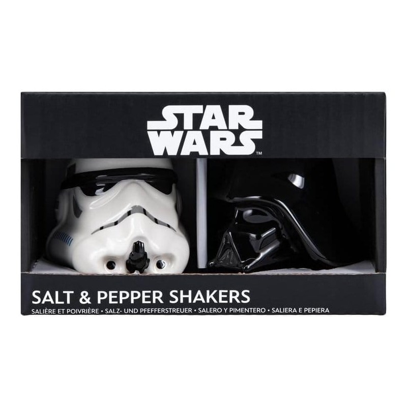 Star Wars Salt and Pepper Shakers Darth Vader and Stormtrooper