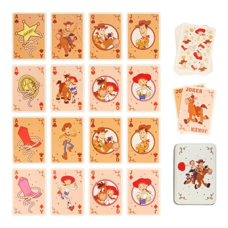 Toy Story jeu de cartes Cowboy in a Tin