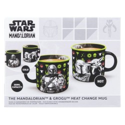 Star Wars: The Mandalorian mug effet thermique Mandalorian and Grogu