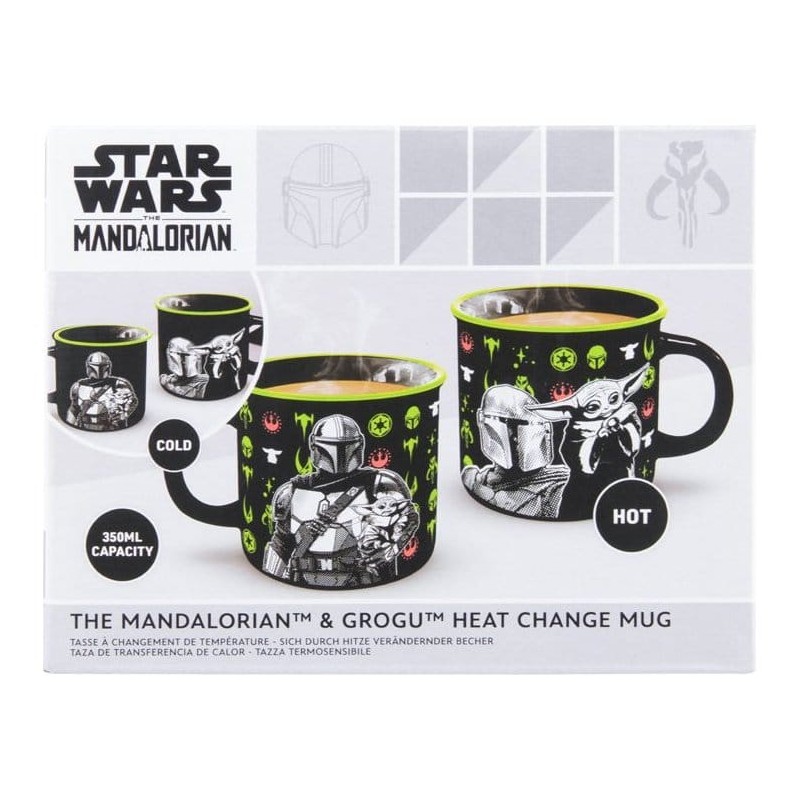 Star Wars: The Mandalorian Heat Change Mug Mandalorian and Grogu