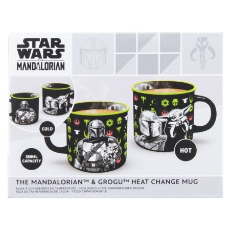 Star Wars: The Mandalorian mug effet thermique Mandalorian and Grogu