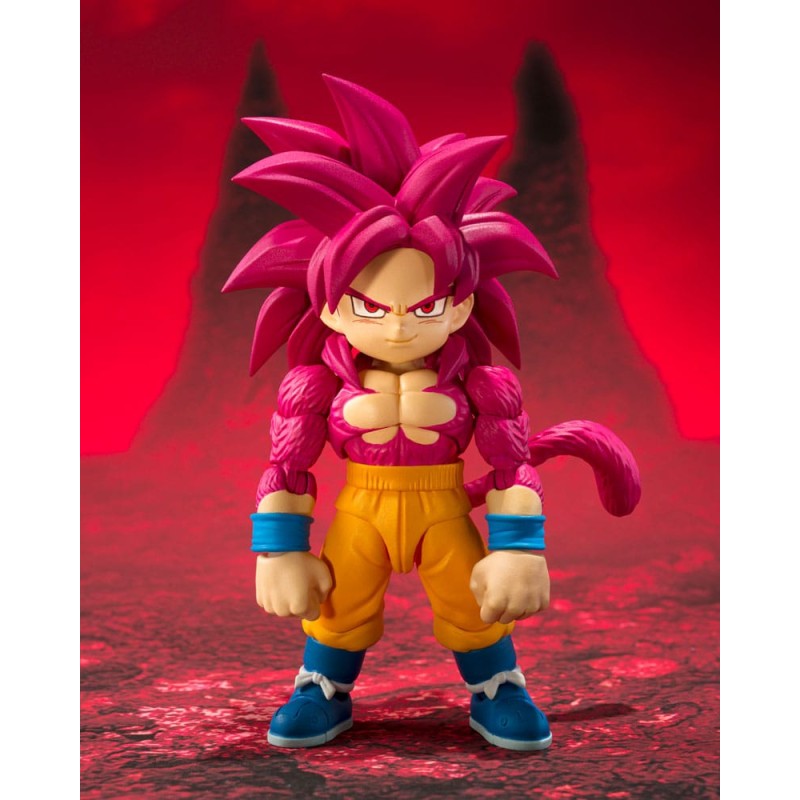 Dragon Ball Daima figurine S.H.Figuarts Super Saiyan Level 4 Son Goku (mini) 8 cm