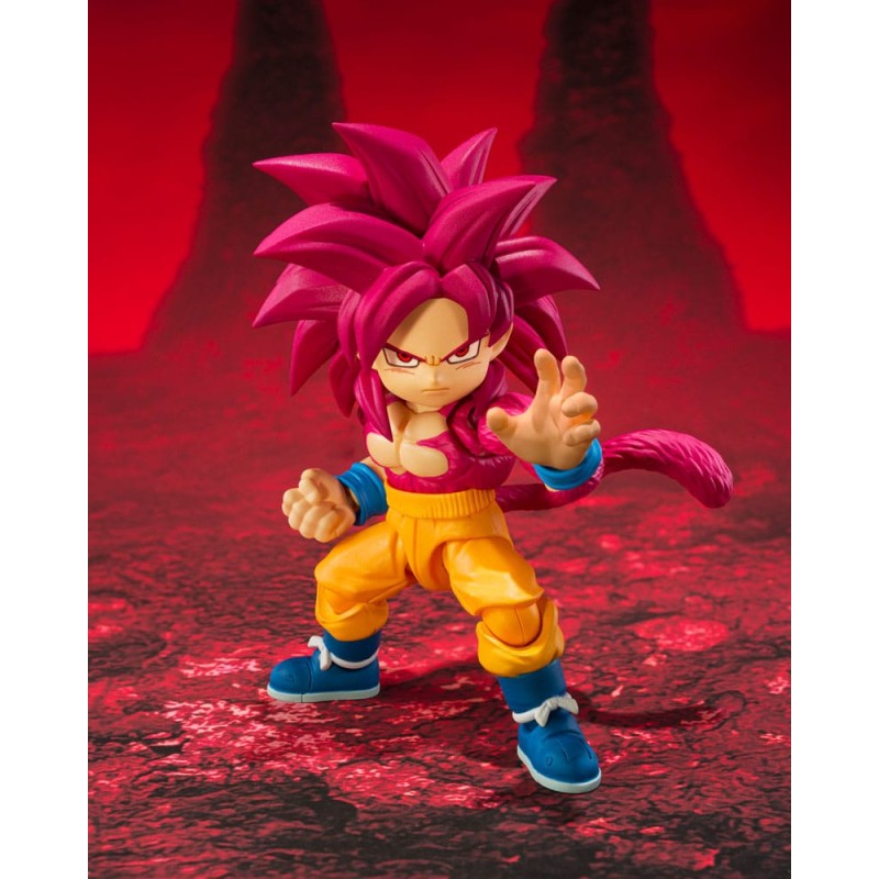 Dragon Ball Daima figurine S.H.Figuarts Super Saiyan Level 4 Son Goku (mini) 8 cm