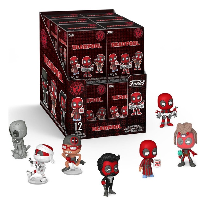 Marvel Comics présentoir Mystery Minis figurines Deadpool Series 5 5 cm (12)