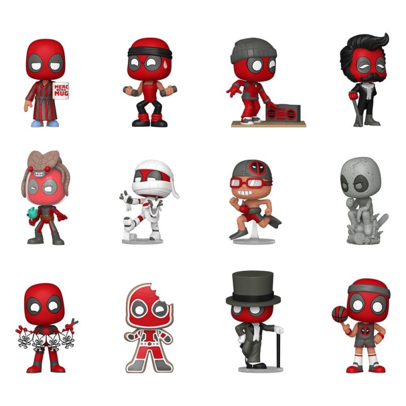 Marvel Comics présentoir Mystery Minis figurines Deadpool Series 5 5 cm (12)