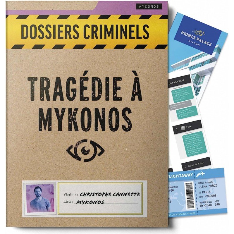 Dossiers Criminels : Tragédie à Mykonos | 3760363610120