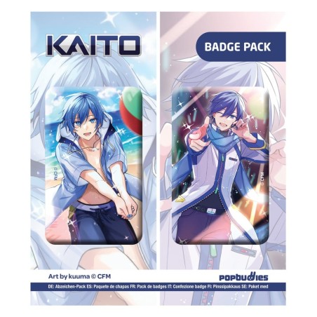 Vocaloid Button 2-Pack Kaito (Art by kuuma)